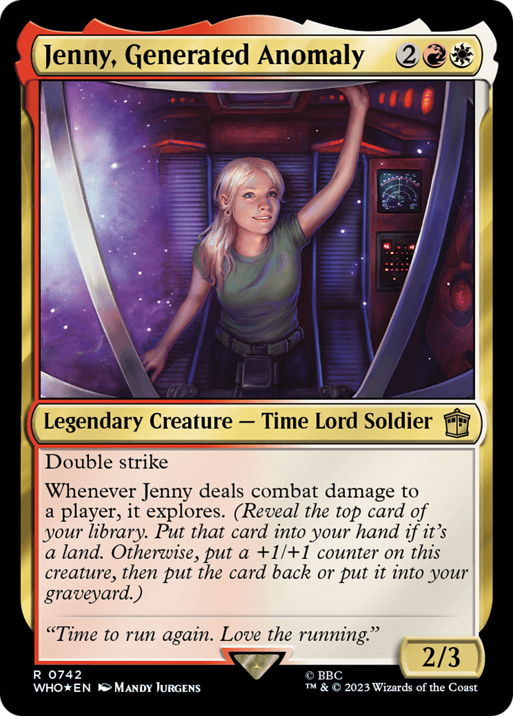 Jenny, anomalie générée (Surge Foil) [Doctor Who]