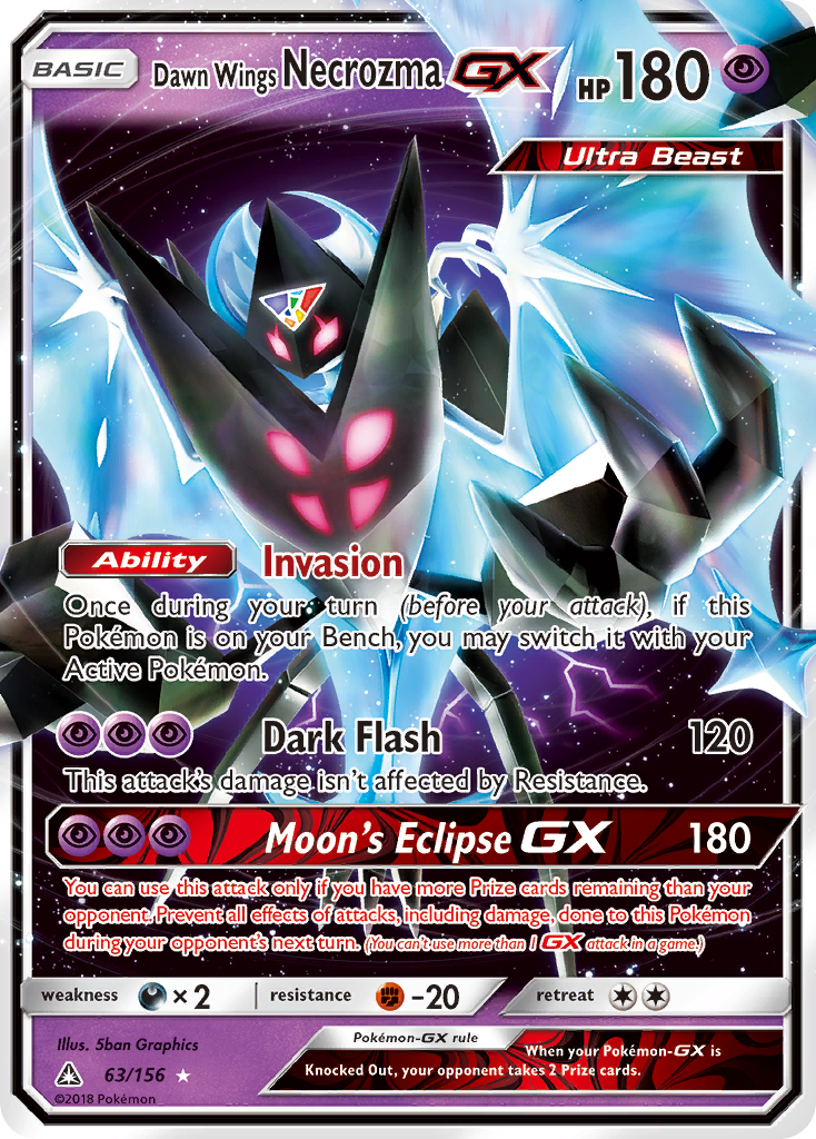 Necrozma Ailes de l'Aurore-GX (63/156) [Soleil et Lune : Ultra-Prisme]