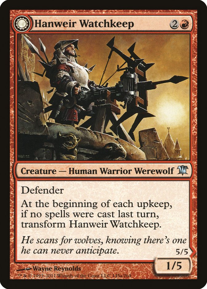 Sentinelle de Hanweir // Fléau de Hanweir [Innistrad]