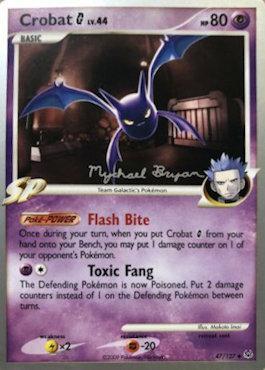 Crobat G LV.44 (47/127) (Happy Luck - Mychael Bryan) [Championnats du Monde 2010]