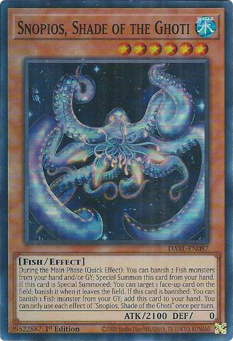 Snopios, Ombre du Ghoti [DABL-FR087] Super Rare