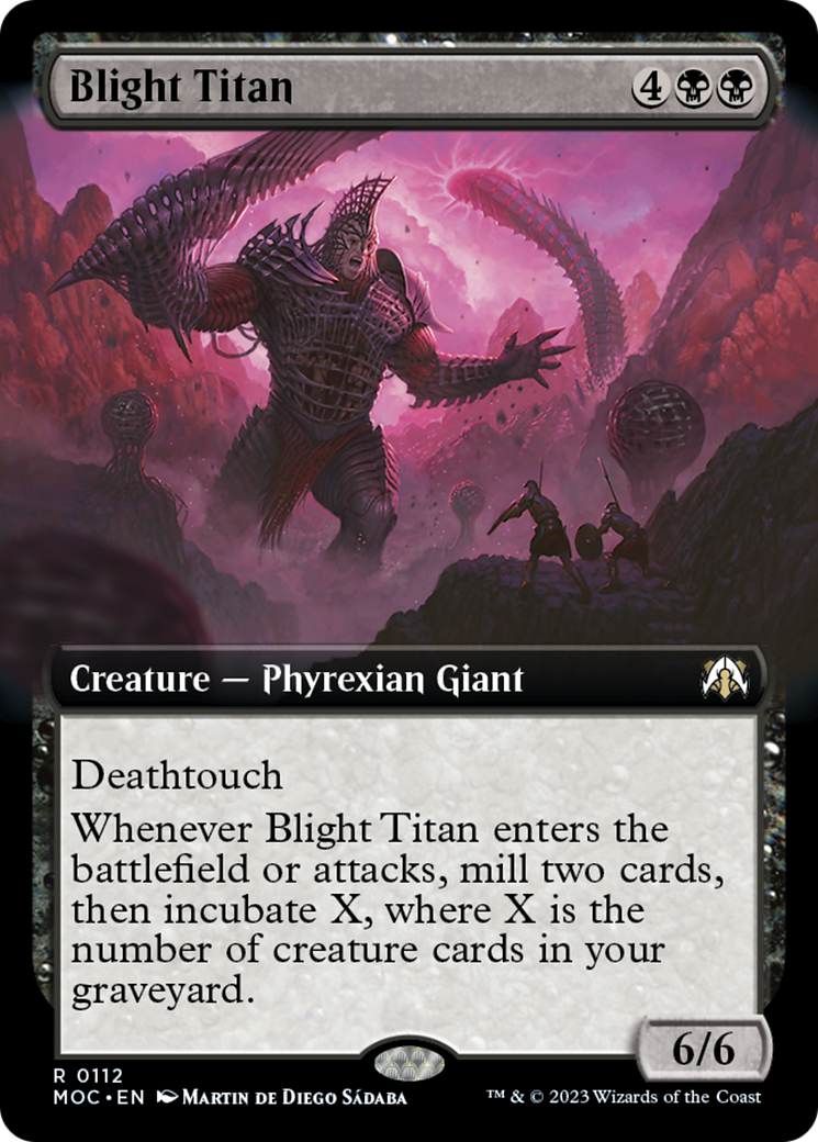Titán de plaga (Arte extendido) [Commander: Marcha de las máquinas]