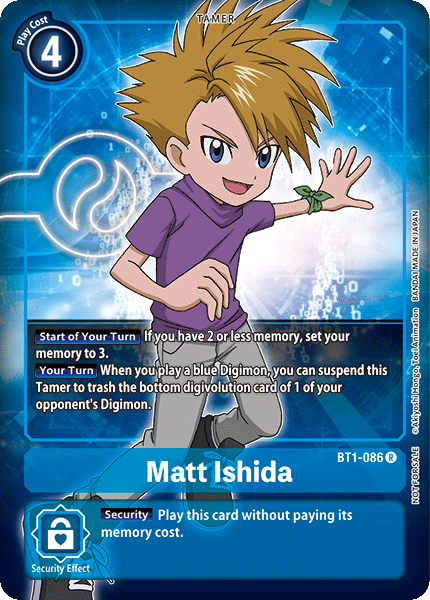 Matt Ishida [BT1-086] (Promo por comprar una caja) [Promociones del Booster especial Ver.1.0]