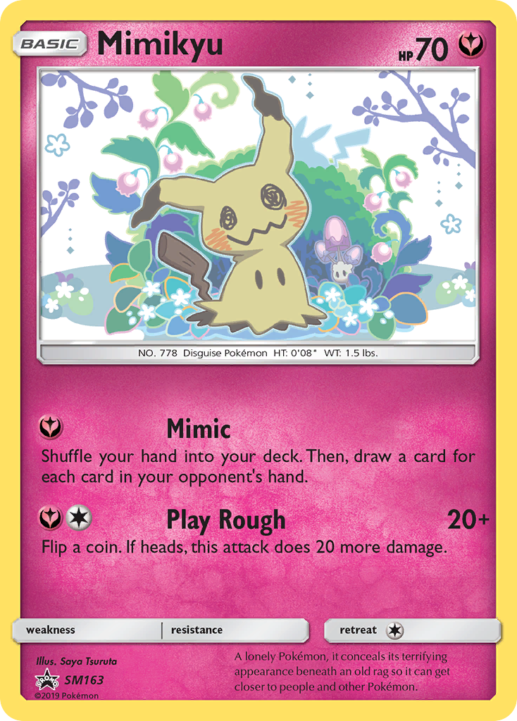 Mimikyu (SM163) [Sol y Luna: Promociones de Estrella Negra]
