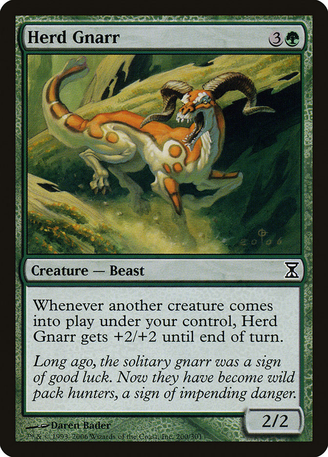 Troupeau de Gnarrs [Spirale Temporelle]
