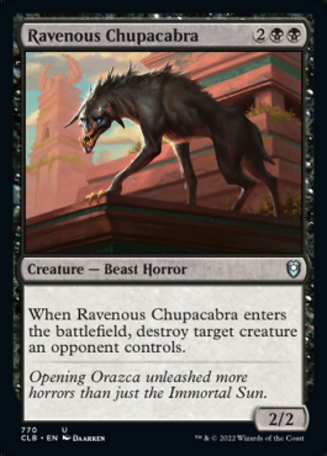 Chupacabra vorace [Commander Legends : La bataille de la Porte de Baldur]