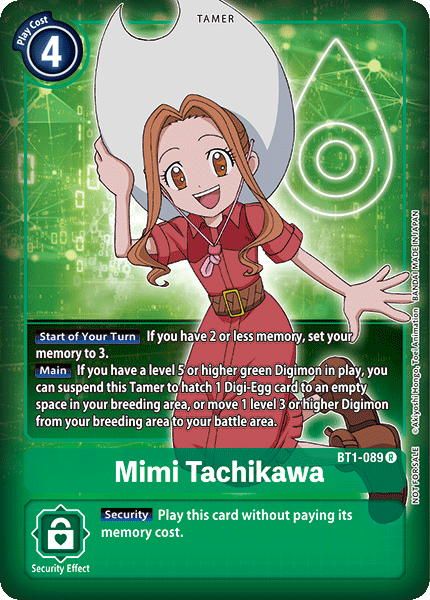 Mimi Tachikawa [BT1-089] (Promo de Caja) [Promos de la Edición Especial de Lanzamiento Ver.1.0]