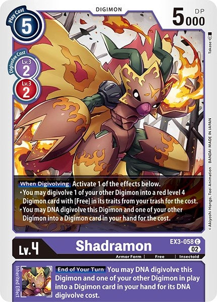 Shadramon [EX3-058] [Cartas del Paquete de Revisión]