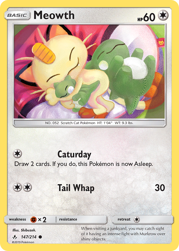 Meowth (147/214) [Sol y Luna: Lazos Indestructibles]
