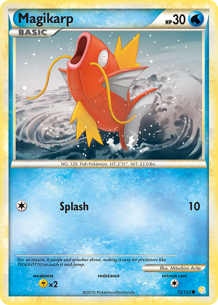 Magicarpe (72/123) [HeartGold & SoulSilver : Set de Base]