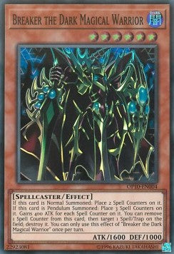 Breaker el Guerrero Mágico Oscuro [OP10-EN004] Súper Rara