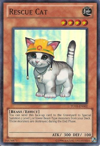 Chat Sauveteur [TU03-EN002] Super Rare