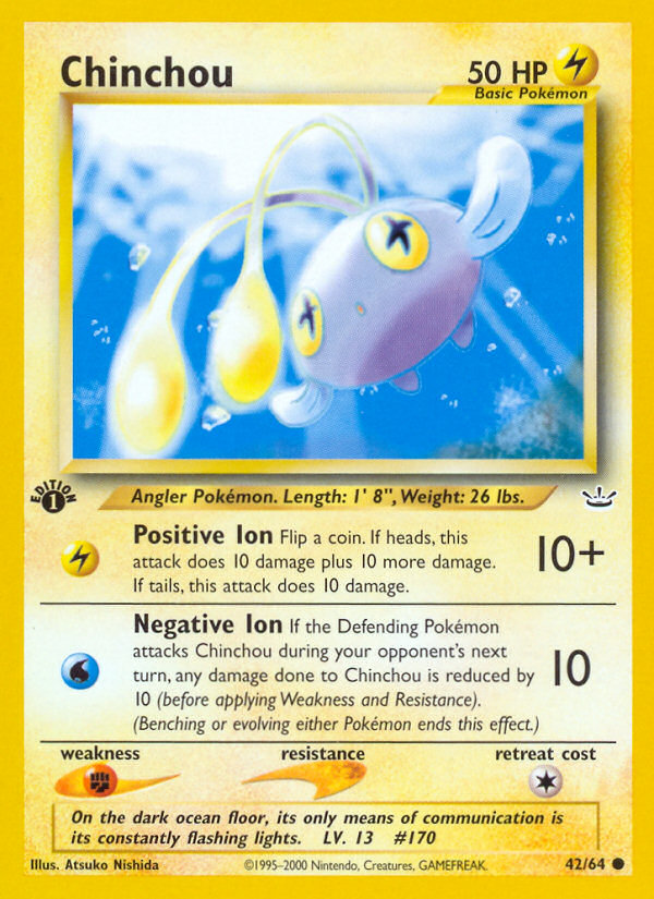 Chinchou (42/64) [Neo Revelation 1ère édition]