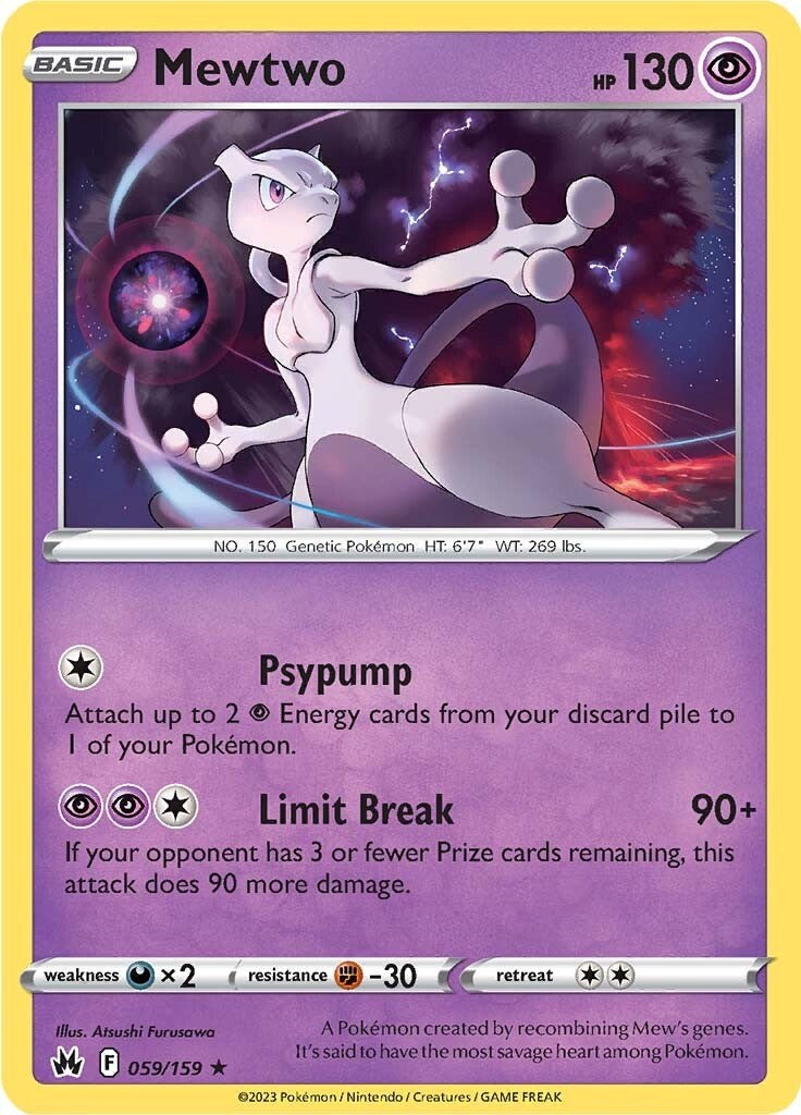 Mewtwo (059/159) [Espada y Escudo: Cenit Supremo]