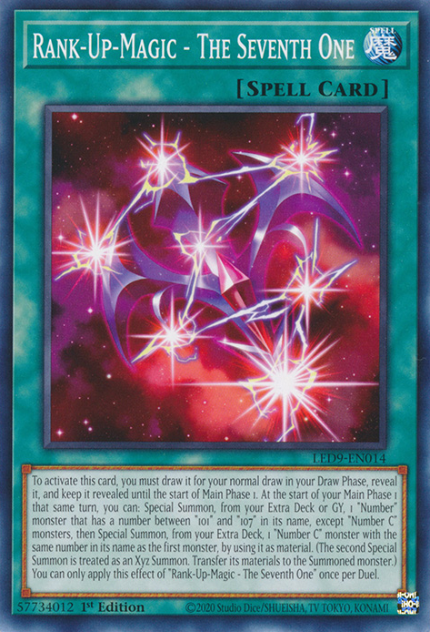 Numéro Sept - Magie-Rang-Plus [LED9-FR014] Commune