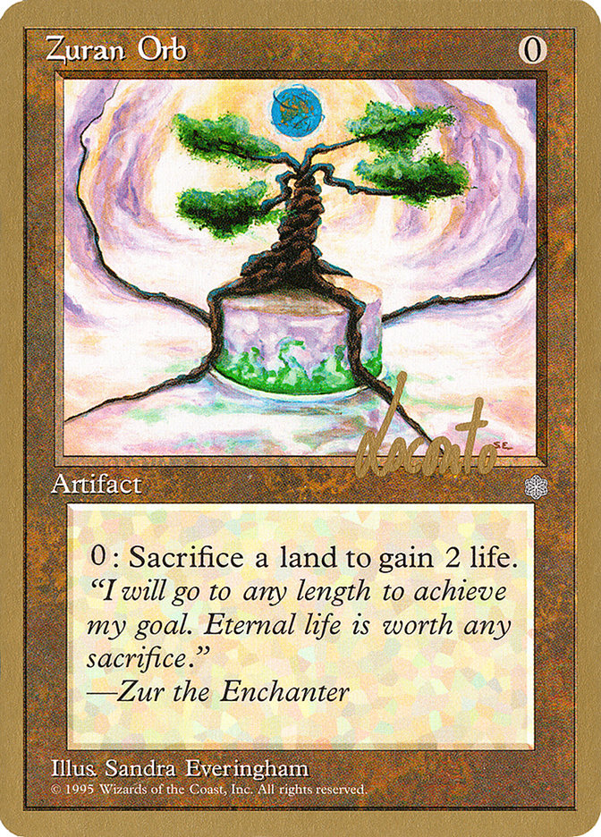 Orbe de Zuran (Michael Loconto) [Pro Tour Collector Set]