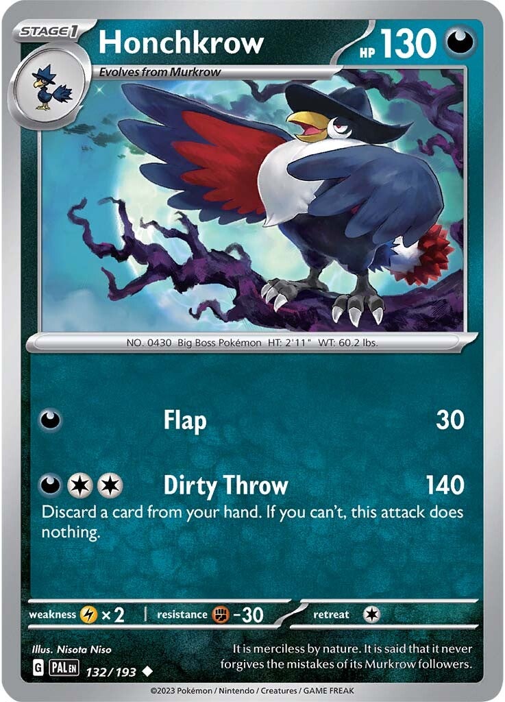 Honchkrow (132/193) [Escarlata y Púrpura: Evolución en Paldea]