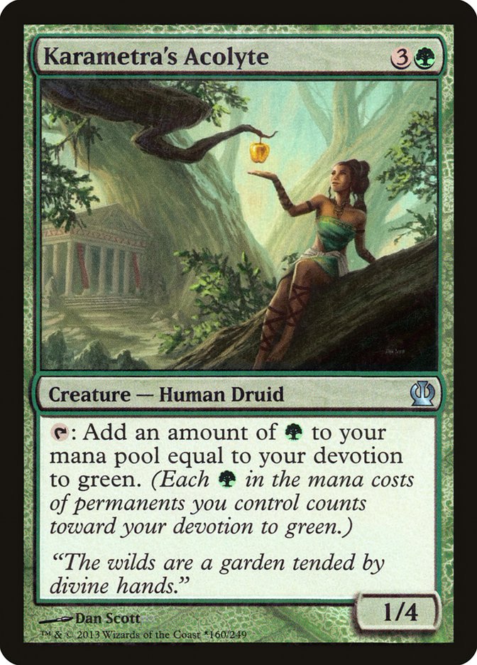 Acolyte de Karametra (Gift Box) [Theros Promos]