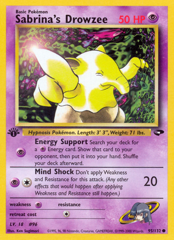 Hypnomade de Sabrina (95/132) [Gym Challenge 1st Edition]