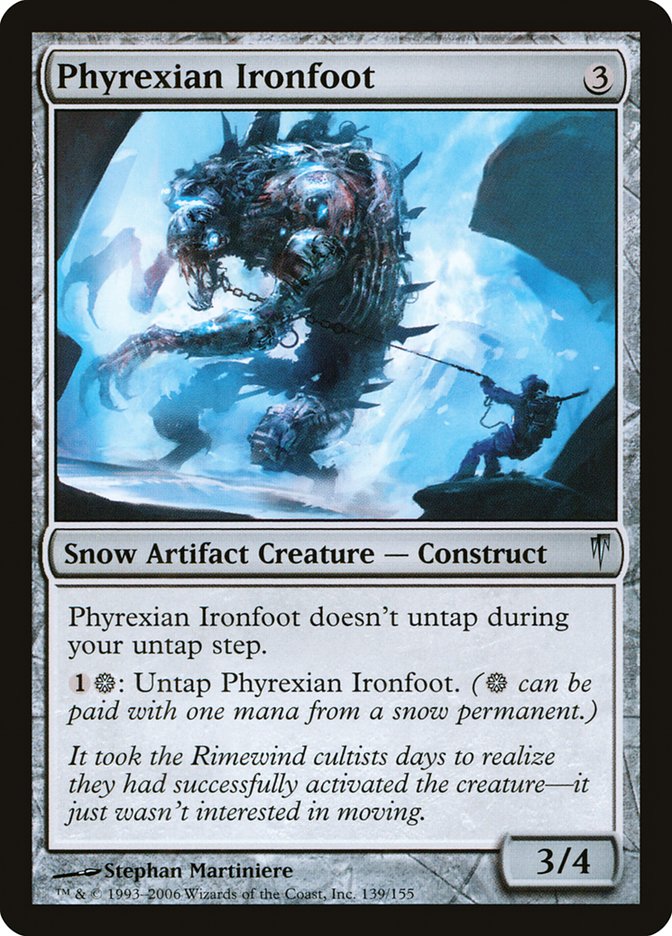 Pied-de-Fer phyrexian [Ère glaciaire]