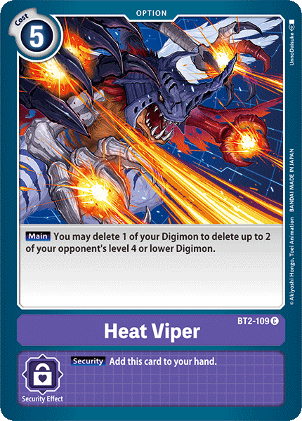 Víbora Ígnea [BT2-109] [Lanzamiento Special Booster Ver.1.0]