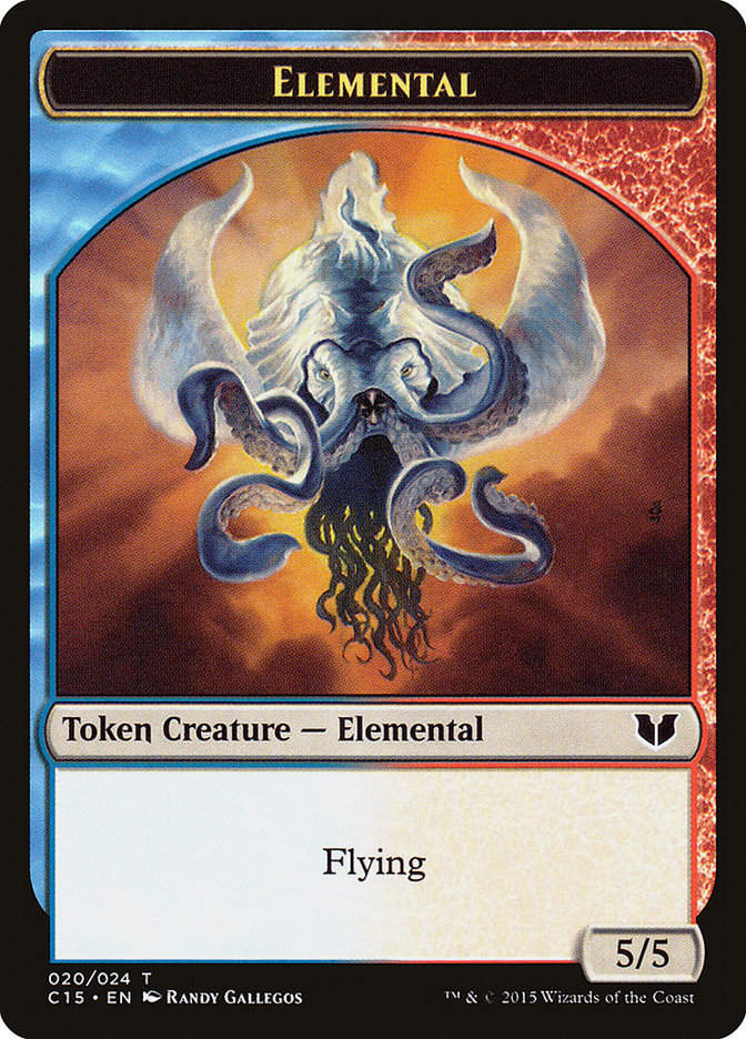 Jeton d'élémental [Tokens Commander 2015]