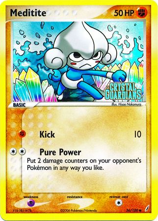 Meditite (56/100) (Sellado) [EX: Guardianes de Cristal]