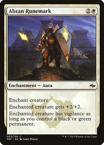 Marque runique d'Abzan [Destin reforgé]