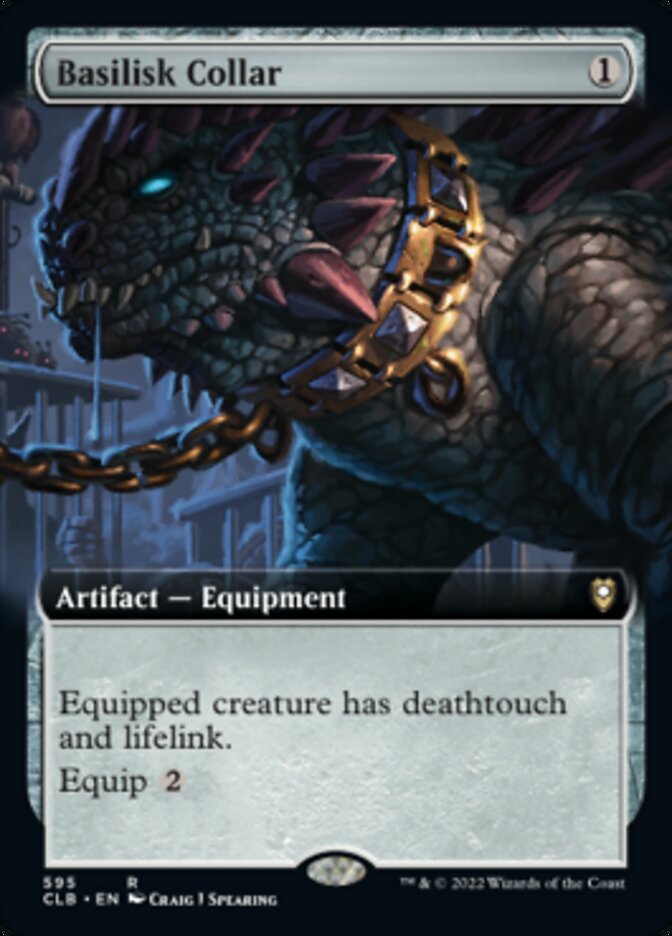 Collier de basilic (Extended Art) [Commander Legends: Battle for Baldur's Gate]