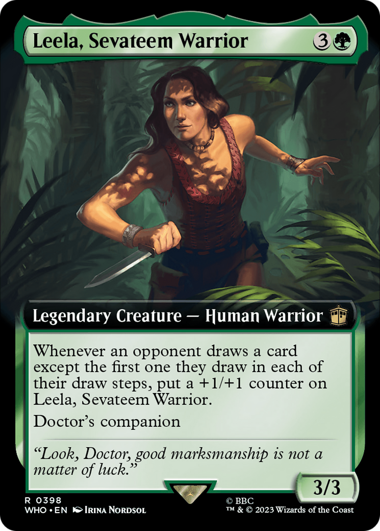 Leela, guerrière Sevateem (Extended Art) [Doctor Who]