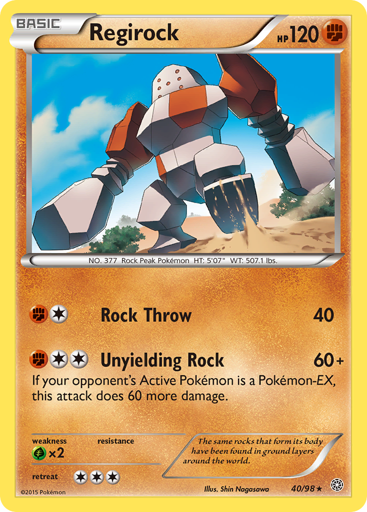 Regirock (40/98) [XY : Origines Antiques]