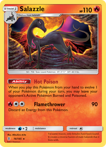 Salazzle (16/145) [Soleil et Lune : Gardiens Ascendants]