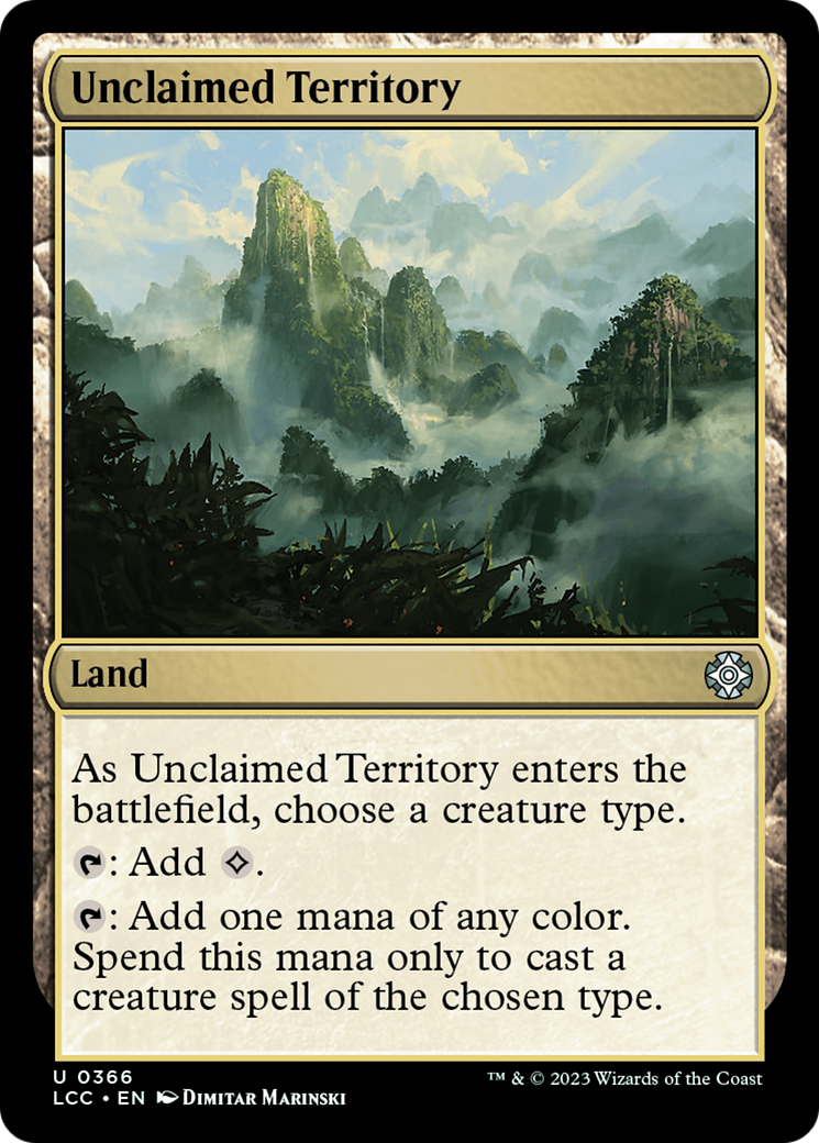 Territoire inexploré [Commander Les Cavernes oubliées d'Ixalan]