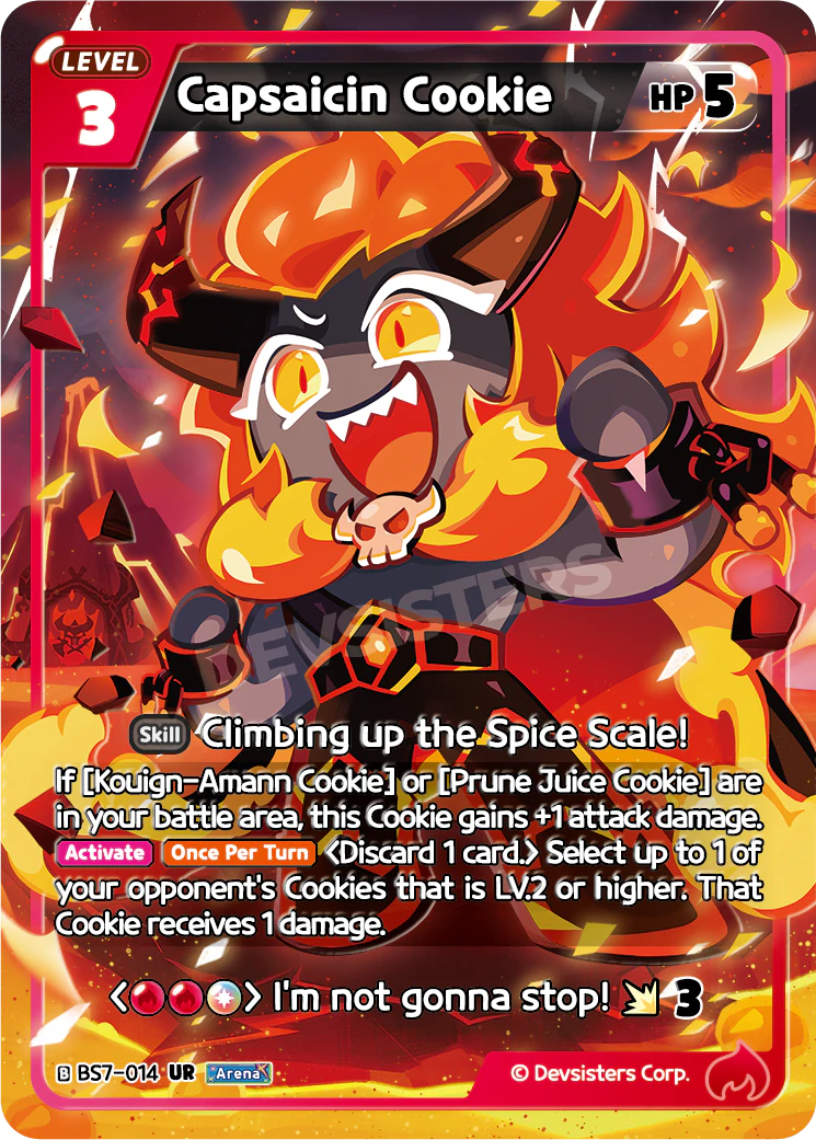 Image for Capsaicin Cookie (BS7-014) (BS7) - CookieRun: Braverse TCG