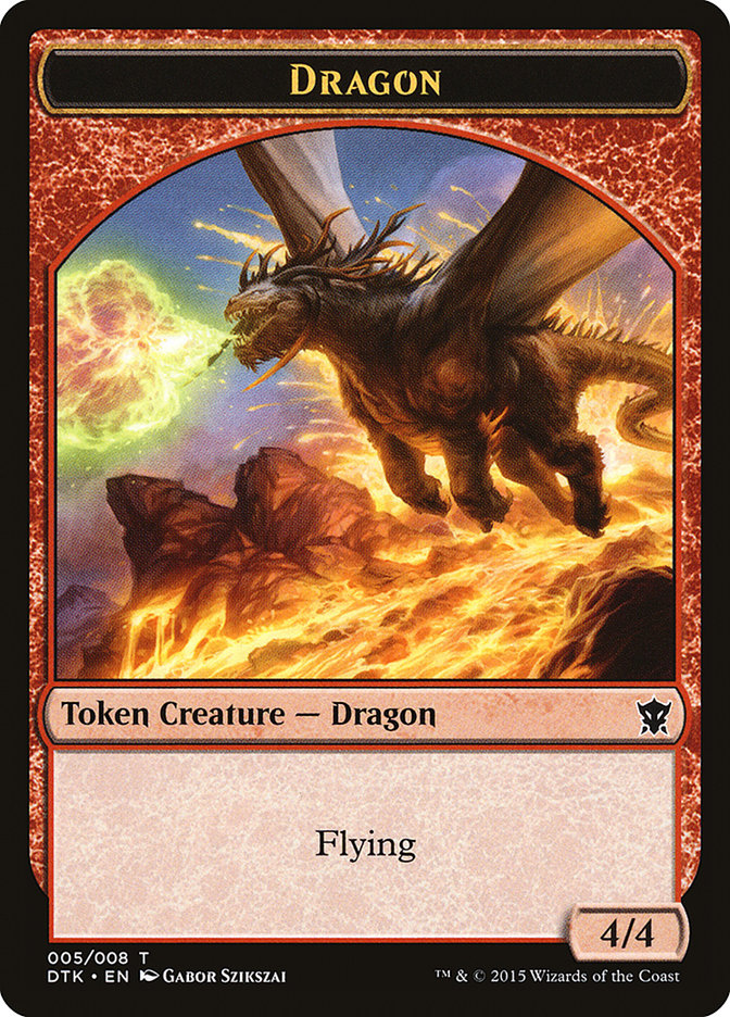 Jeton Dragon [Jetons Les Dragons de Tarkir]