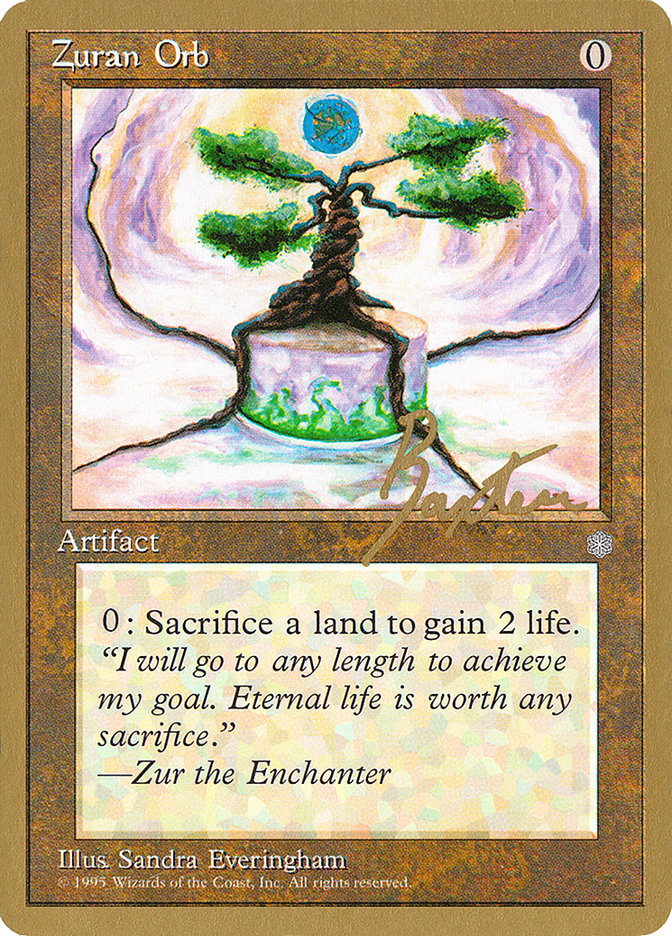 Orbe de Zuran (George Baxter) [Pro Tour Collector Set]