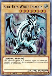 Dragon Blanc aux Yeux Bleus (Violet) [LDS2-EN001] Ultra Rare
