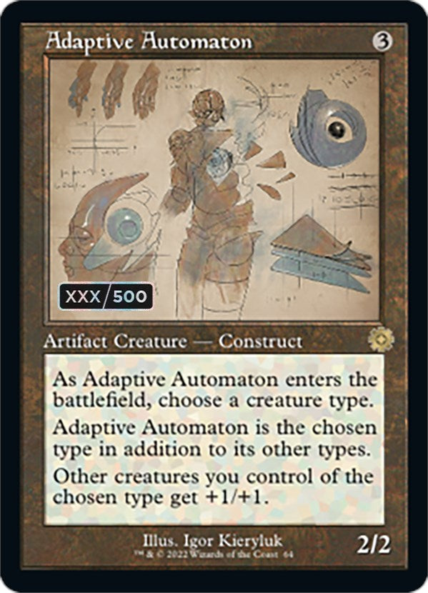 Automate adaptatif (Schéma rétro) (Série limitée) [Artéfacts rétro de L'Héritage de Dou]