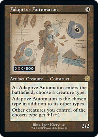 Automate adaptatif (Schéma rétro) (Série limitée) [Artéfacts rétro de L'Héritage de Dou]