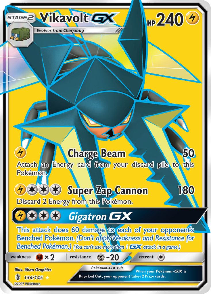 Vikavolt GX (134/145) [Soleil et Lune : Gardiens Ascendants]