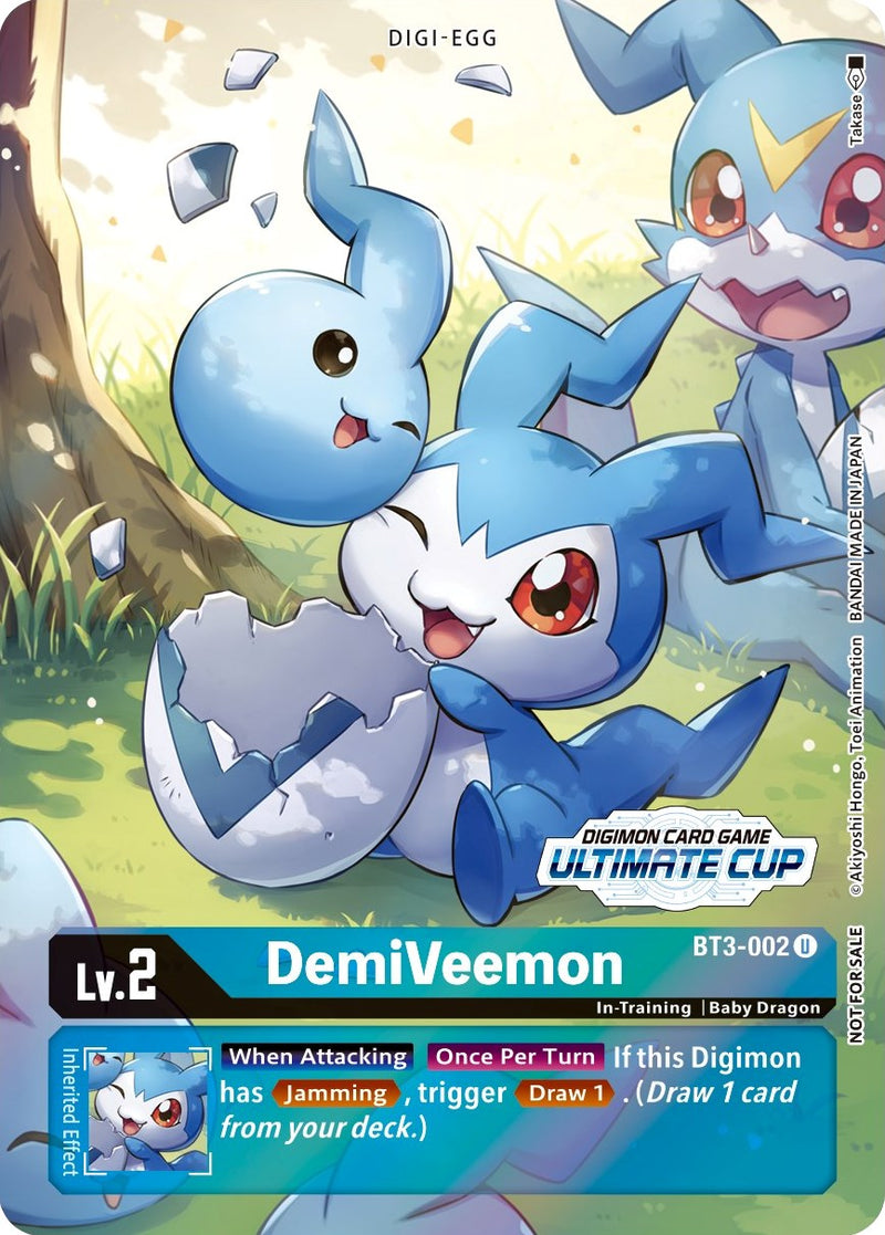 DemiVeemon [BT3-002] (April Ultimate Cup 2022) [Promociones del Booster Especial de Lanzamiento]