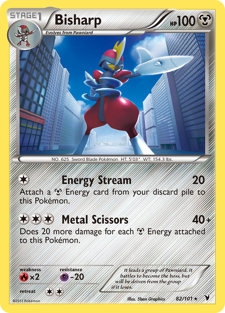 Bisharp (82/101) [Negro y Blanco: Victorias Nobles]