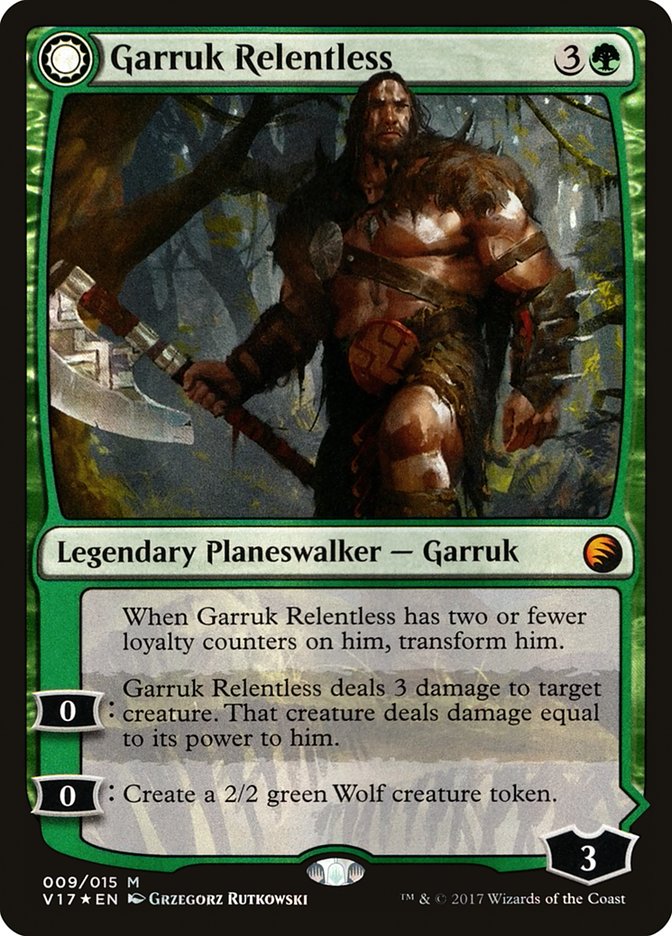 Garruk Implacable // Garruk, Maldito por el Velo [De la Bóveda: Transformar]