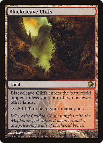 Acantilados de Negracala [Cicatrices de Mirrodin]