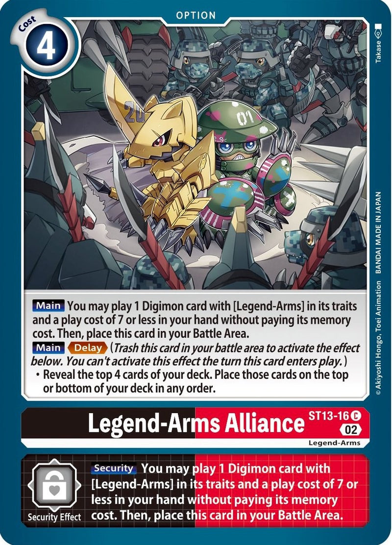 Alianza Legend-Arms [ST13-16] [Mazo de Inicio: Ragnaloardmon]
