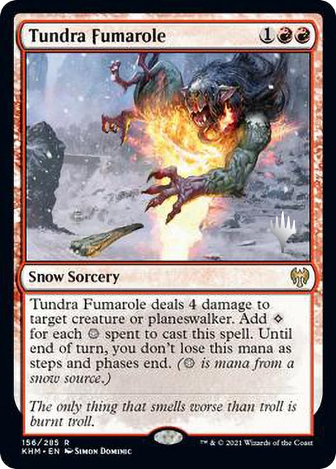 Fumerolle de toundra (Pack promo) [Promos Kaldheim]