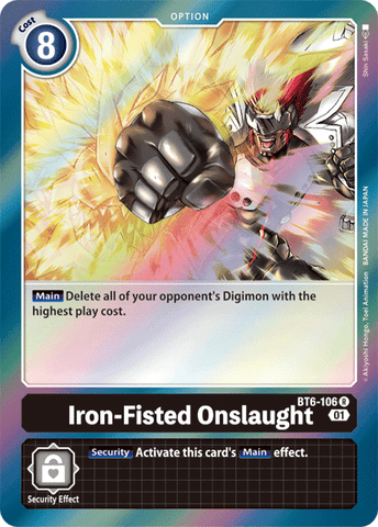 Attaque du Poing de Fer [BT6-106] [Double Diamant]