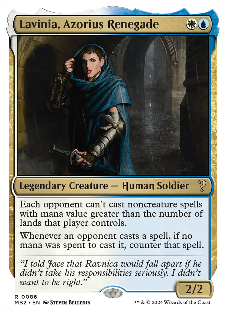 Lavinia, renégate d'Azorius (Bordure blanche) [Mystery Booster 2]