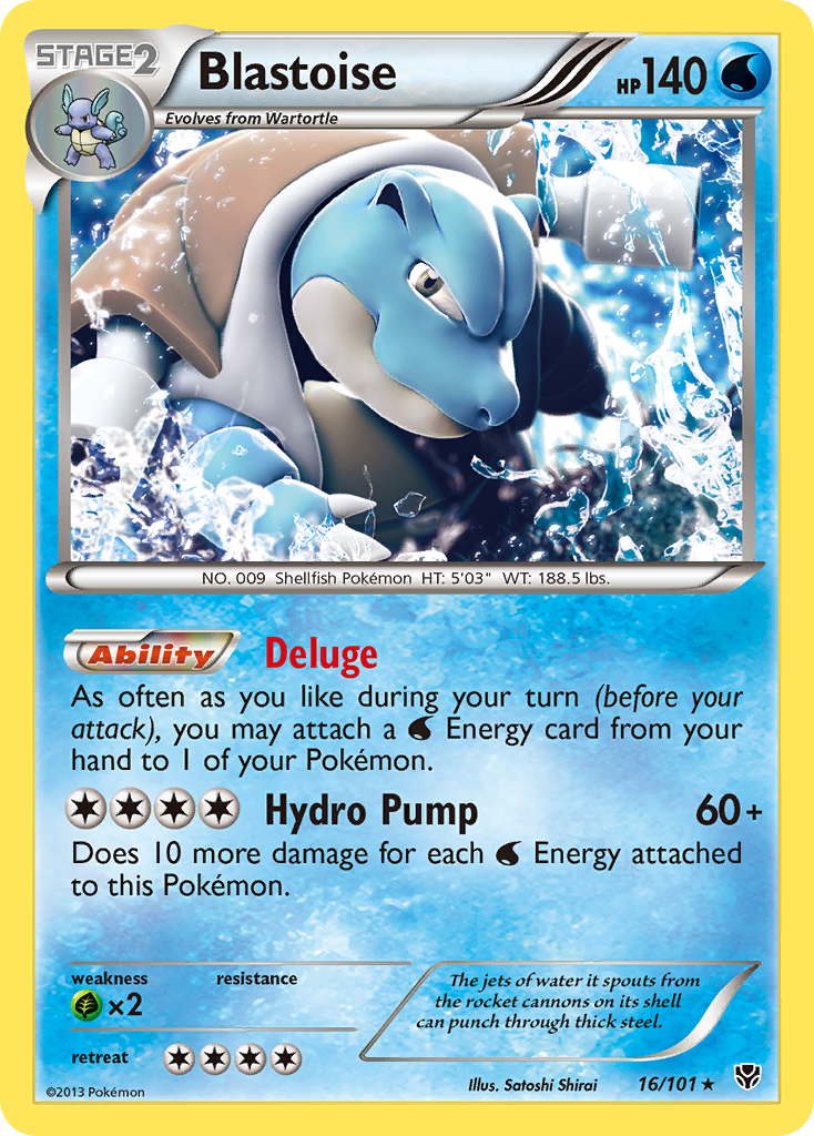 Blastoise (16/101) [Negro y Blanco: Plasma Blast]
