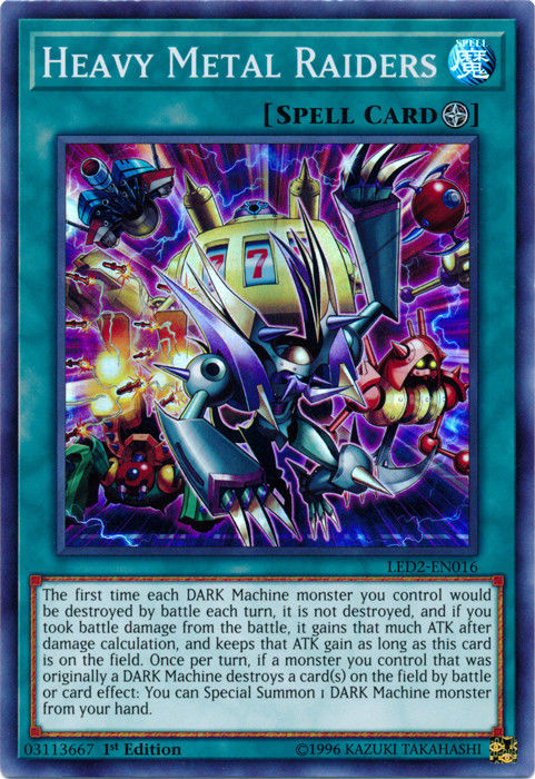Incursores de Heavy Metal [LED2-EN016] Súper Rara